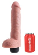 King Cock - Realistyczne Naturalne Dildo Z Wytryskiem 28 CM Jasny Kolor Skóry King Cock