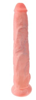 King Cock - Realistyczne Duże Dildo Z Przyssawką 36 CM Jasny Kolor Skóry King Cock