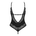 Obsessive - Seksowne Body Bez Kroku Bellastia Czarne XS/S