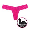 Secrets Vibrating Panties - Wibrujące Stringi Z Masażerem Różowe Queen Size