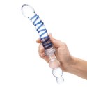 Glas - Podwójne Szklane Dildo Twister