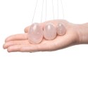 Kulki gejszy - La Gemmes Yoni Egg Set Rose Quartz