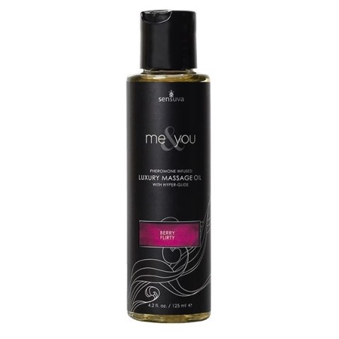 Sensuva Olejek do masażu - Sensuva Me & You Berry Flirty Massage Oil 125 ml