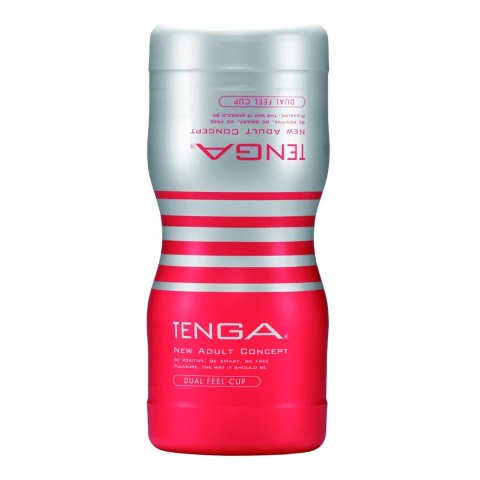 Tenga - Dual Feel Cup Medium Średni Masturbator Ssący