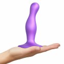 Dildo - Strap-On-Me Dildo Plug Curvy Metallic Purple L