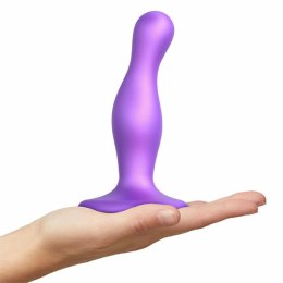 Dildo - Strap-On-Me Dildo Plug Curvy Metallic Purple M