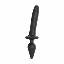 Dildo - Strap-On-Me Switch Plug-in Realistic Dildo Black S