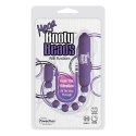 Koraliki analne wibrujące - PowerBullet Mega Booty Beads Violet