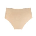 Bye Bra Niewidzialne majtki - Bye Bra Invisible High Brief Nude + Black XXL