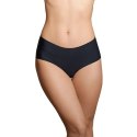 Bye Bra Niewidzialne majtki - Bye Bra Invisible High Brief Nude + Black XXL