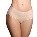 Bye Bra Niewidzialne majtki - Bye Bra Invisible High Brief Nude + Black XXL