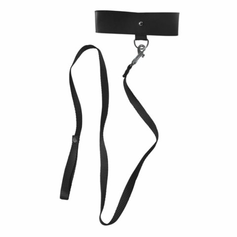 Obroża i smycz - Sportsheets Sex & Mischief Leash & Collar Black