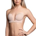 Biustonosz ze skrzydełkami - Bye Bra Seamless U-Style Bra Miseczka B Nude