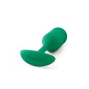 Plug analny - B-Vibe Snug Plug 2 Green