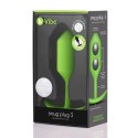 B-Vibe Plug analny - B-Vibe Snug Plug 3 Lime