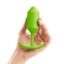 B-Vibe Plug analny - B-Vibe Snug Plug 3 Lime