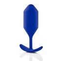 Plug analny - B-Vibe Snug Plug 4 Navy