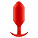 B-Vibe Plug analny - B-Vibe Snug Plug 6 Red