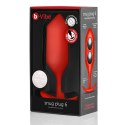 B-Vibe Plug analny - B-Vibe Snug Plug 6 Red