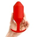 B-Vibe Plug analny - B-Vibe Snug Plug 6 Red