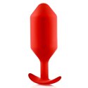 B-Vibe Plug analny - B-Vibe Snug Plug 6 Red