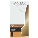 Wibrator - Naked Addiction Rotating & Vibrating Dong with Remote 20 cm Caramel