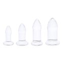 Zestaw szklanych plugów analnych - B-Vibe Anal Dilators Set