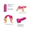 Strap-On-Me Dildo - Strap-On-Me Sliding Skin Dildo Fuchsia L