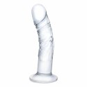 Szklane dildo - Glas Curved Realistic with Veins