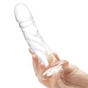 Szklane dildo - Glas Curved Realistic with Veins