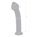 Szklane dildo - Glas Mr. Swirly 20,3 cm