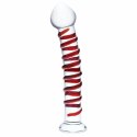 Szklane dildo - Glas Mr. Swirly 25,5 cm