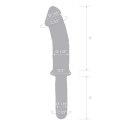 Szklane dildo - Glas Realistic Double Ended