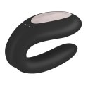 Wibrator dla par - Satisfyer Double Joy Black