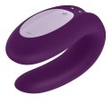 Wibrator dla par - Satisfyer Double Joy Violet