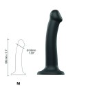 Strap-On-Me Dildo - Strap-On-Me Dual Density Bendable Dildo Black M