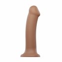 Strap-On-Me Dildo - Strap-On-Me Dual Density Bendable Dildo Caramel XL