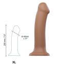 Strap-On-Me Dildo - Strap-On-Me Dual Density Bendable Dildo Caramel XL