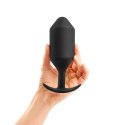 Plug analny - B-Vibe Snug Plug 6 Black