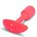 B-Vibe Plug analny wibrujący - B-Vibe Vibrating Snug Plug 1 Orange