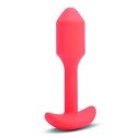 B-Vibe Plug analny wibrujący - B-Vibe Vibrating Snug Plug 1 Orange