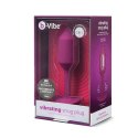 B-Vibe Plug analny wibrujący - B-Vibe Vibrating Snug Plug 2 Rose