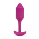 B-Vibe Plug analny wibrujący - B-Vibe Vibrating Snug Plug 2 Rose