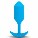 B-Vibe Plug analny wibrujący - B-Vibe Vibrating Snug Plug 3 Blue