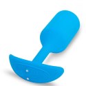 B-Vibe Plug analny wibrujący - B-Vibe Vibrating Snug Plug 3 Blue