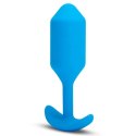 B-Vibe Plug analny wibrujący - B-Vibe Vibrating Snug Plug 3 Blue