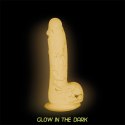 Dildo - Addiction Brandon Dong 19 cm Glow in the Dark Pink