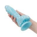 Addiction Dildo - Addiction Luke Dong 19 cm Glow in the Dark Blue