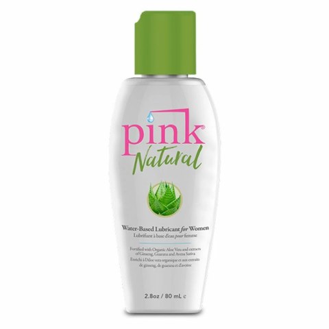 Pink Lubrykant wodny - Pink Natural Water Based Lubricant 80 ml