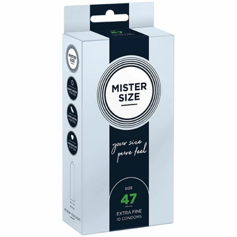 Prezerwatywy - Mister Size 47 mm (10 szt)